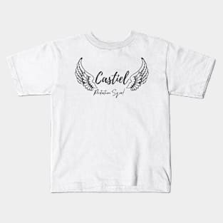 Castiel Protection Sqad  wings Kids T-Shirt